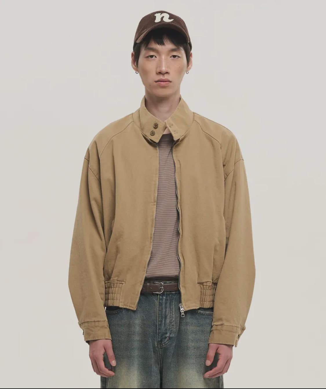 노이즈 워시드 코튼 헤링턴 자켓 상품이미지2