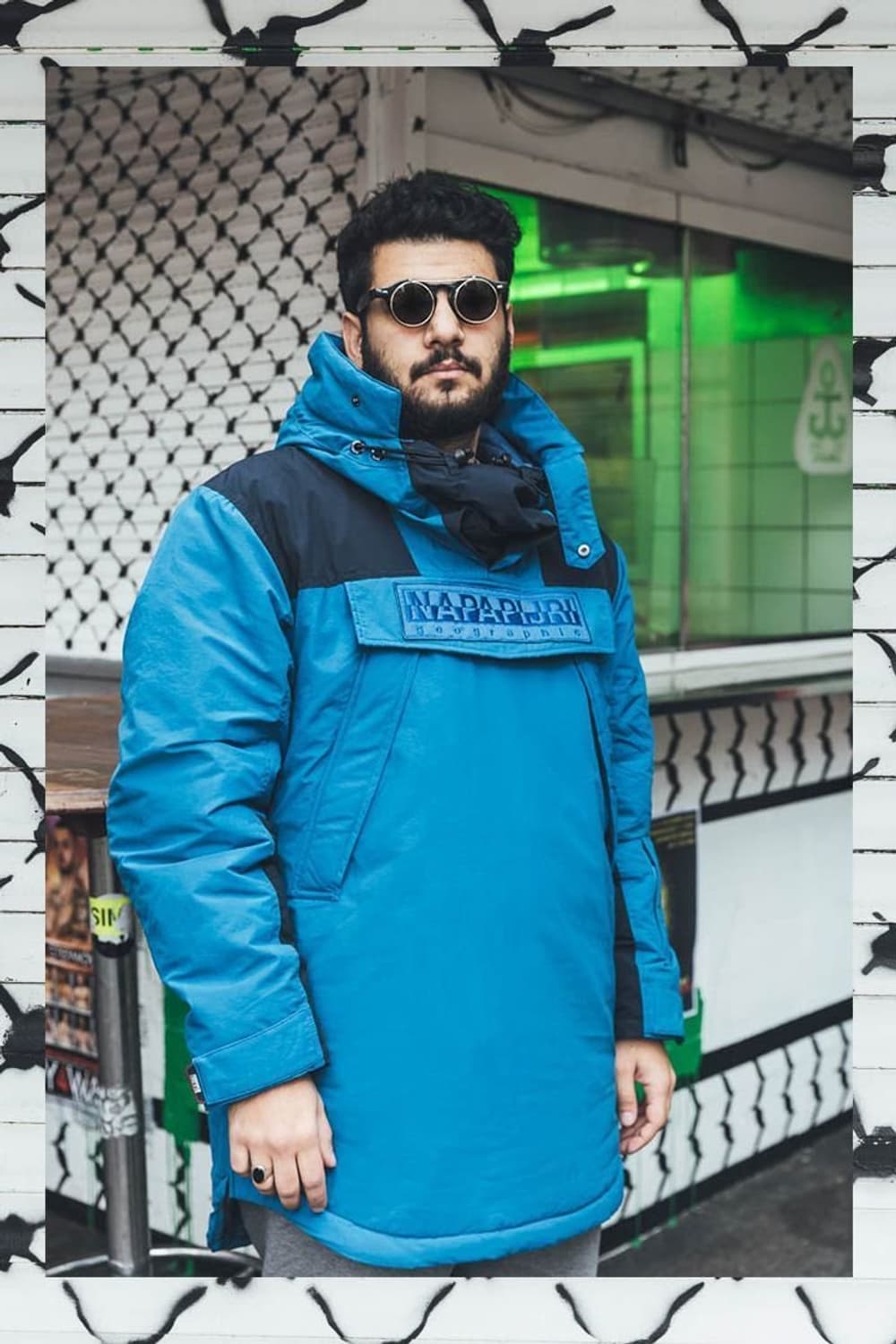 마틴 로즈 X Napapijri Raindoo Jacket M 상품이미지1