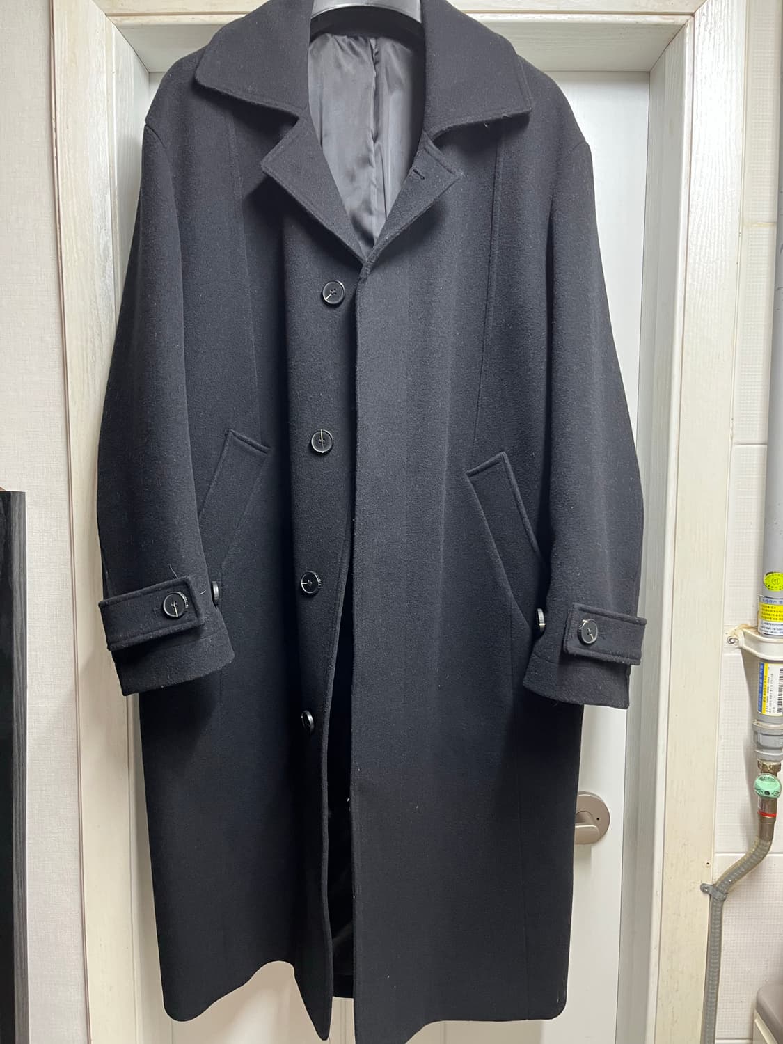 키뮤어 서플라스 울 65 세미오버 더플코트 M 상품이미지1