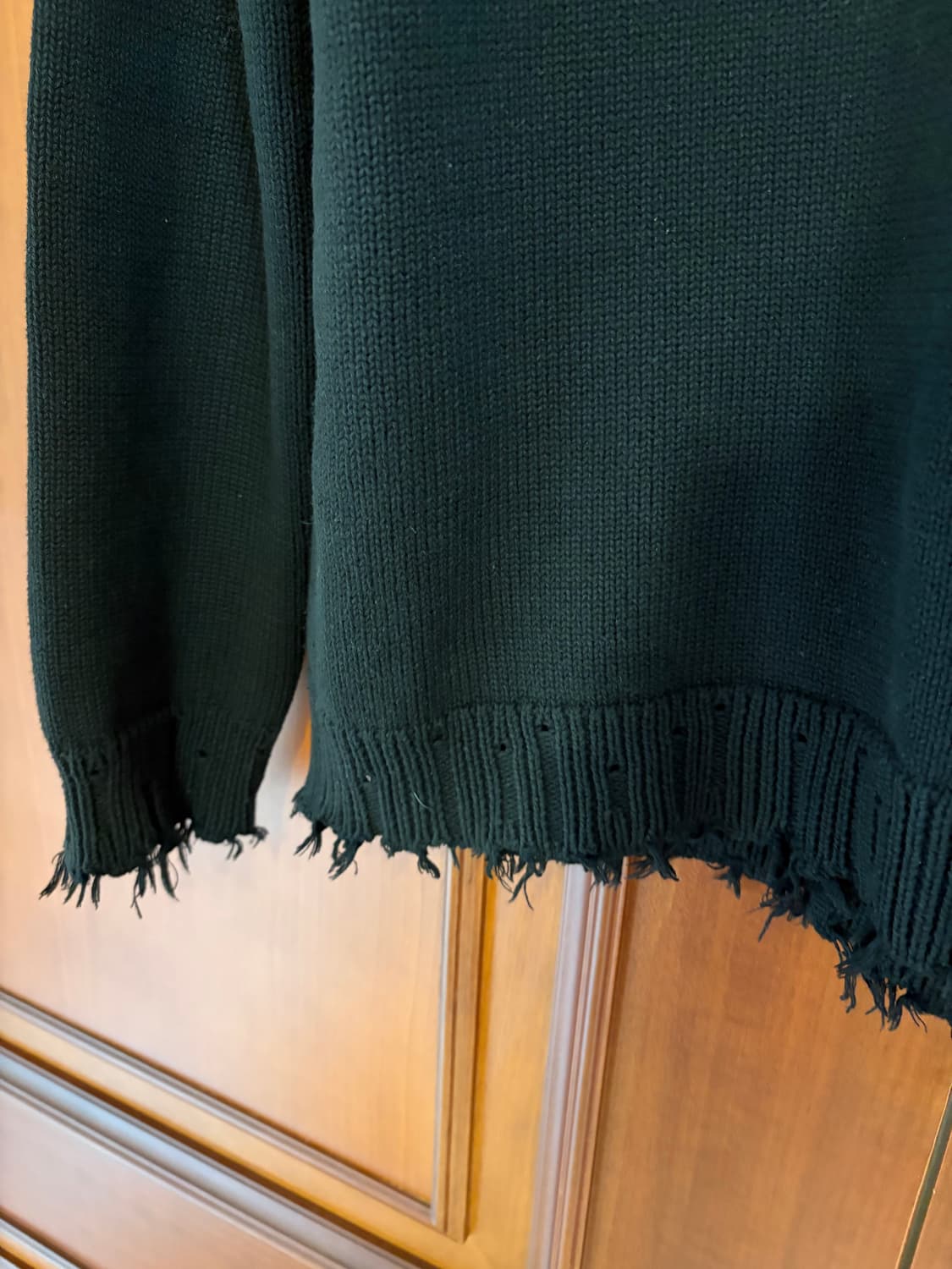 R13 블랙 니트 상품이미지3