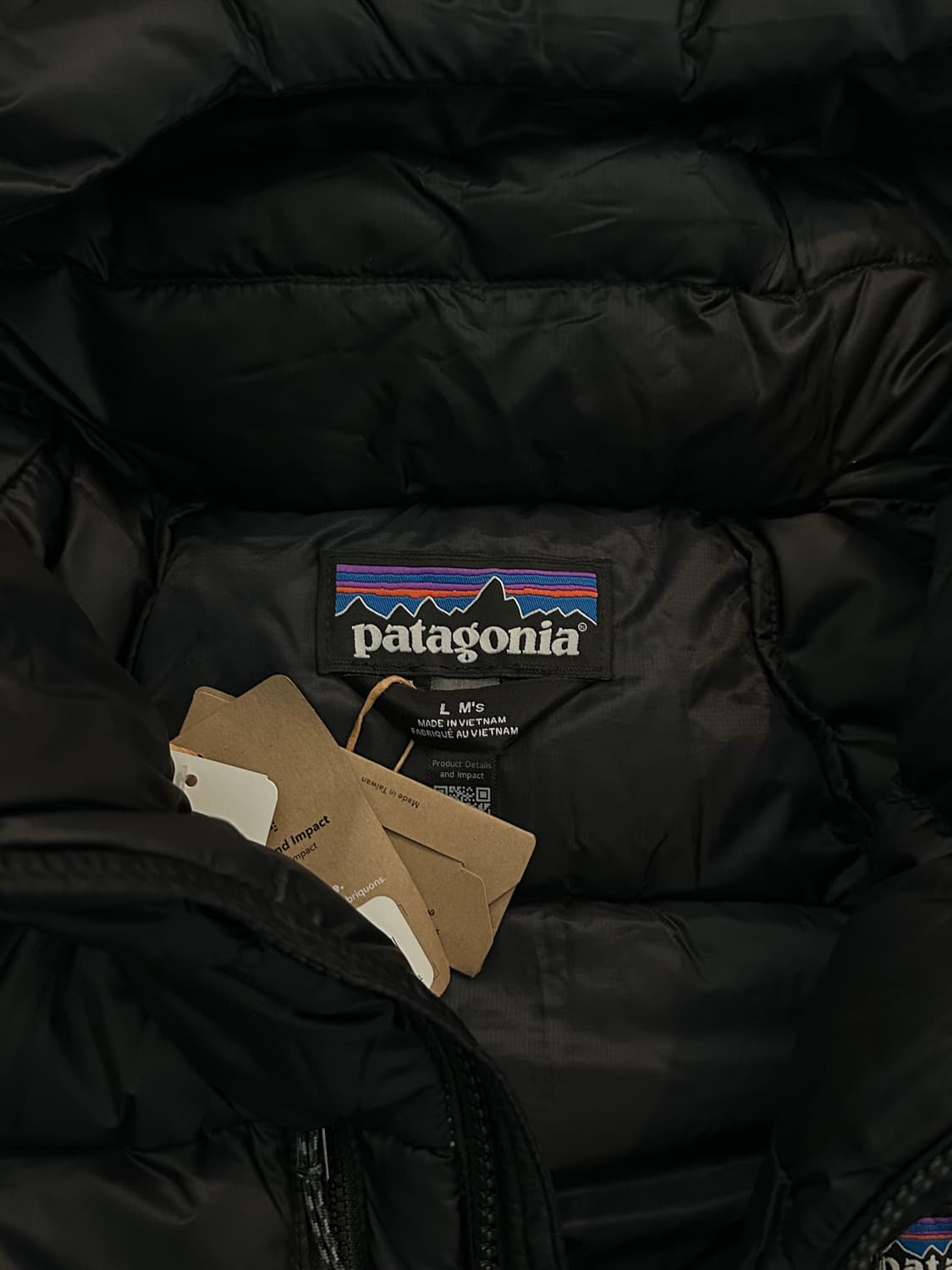 파타고니아 피츠로이 블랙 L 새상품 상품이미지2
