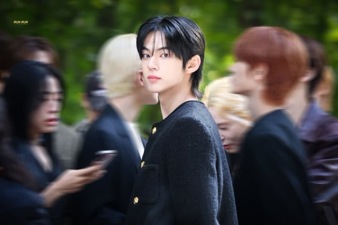 [투어스 신유님 착용] 셀린느 24ss 캐시미어 샤쥬르 트위드 자켓 상품이미지1