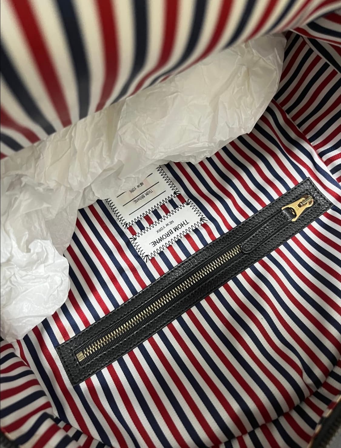 톰브라운 페블 그레인 레더 백팩 상품이미지3