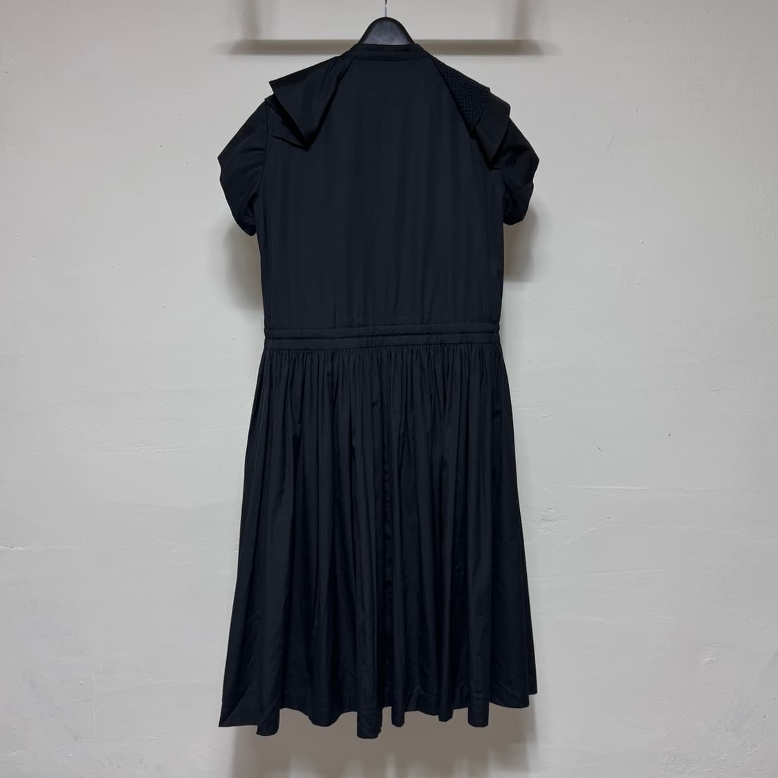 LANVIN 랑방 블랙 러플 원피스 36 상품이미지3