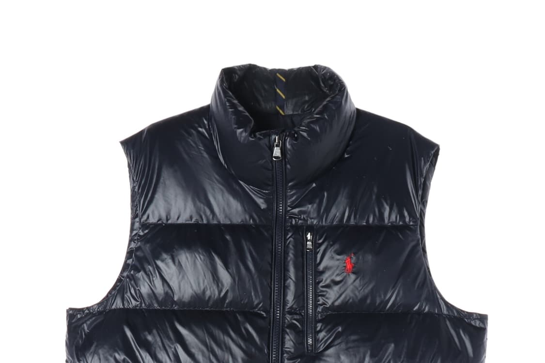 폴로 랄프 로렌 덕다운 패딩 조끼 2WAY 푸퍼 집업 점퍼 XL
 상품이미지4