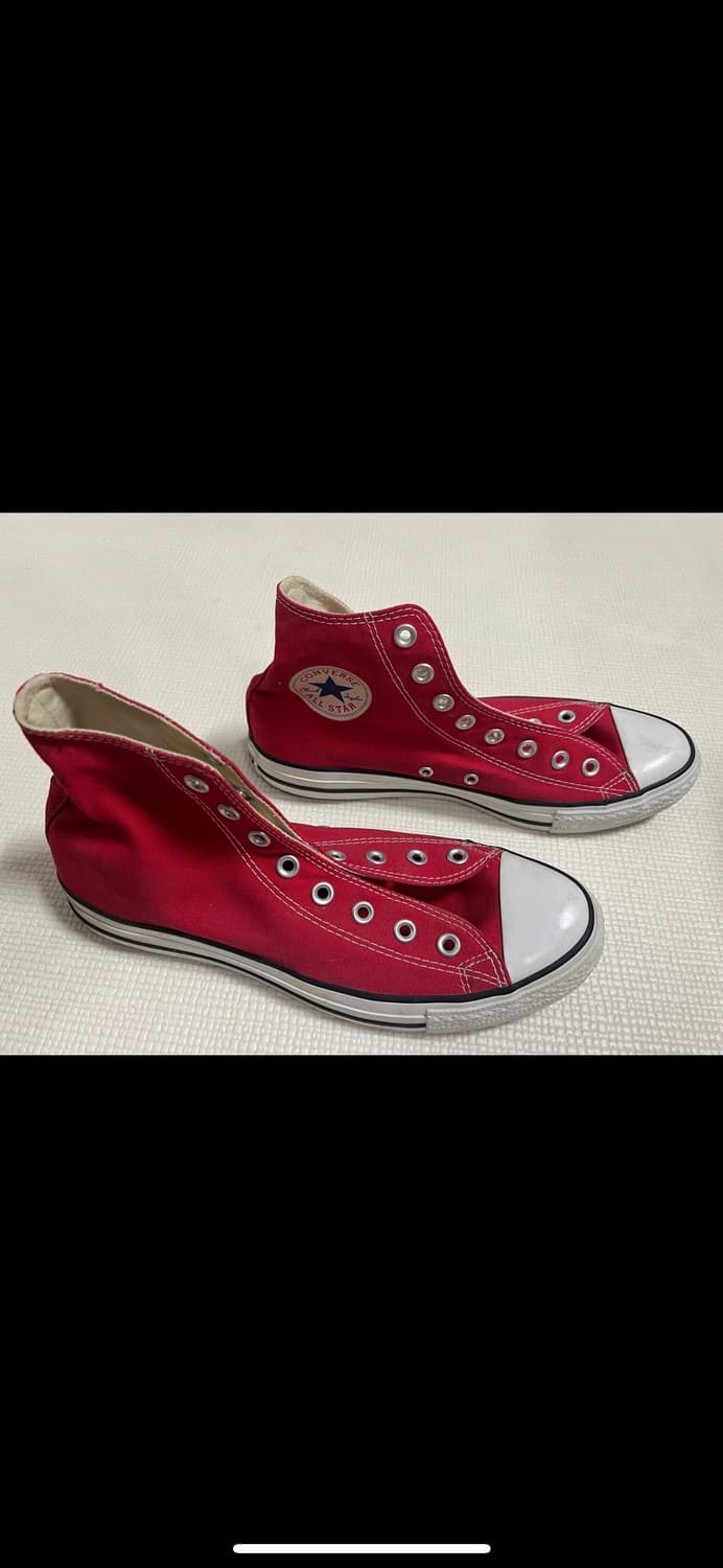 컨버스 하이 척테일러 올스타 레드 새상품급 상품이미지3