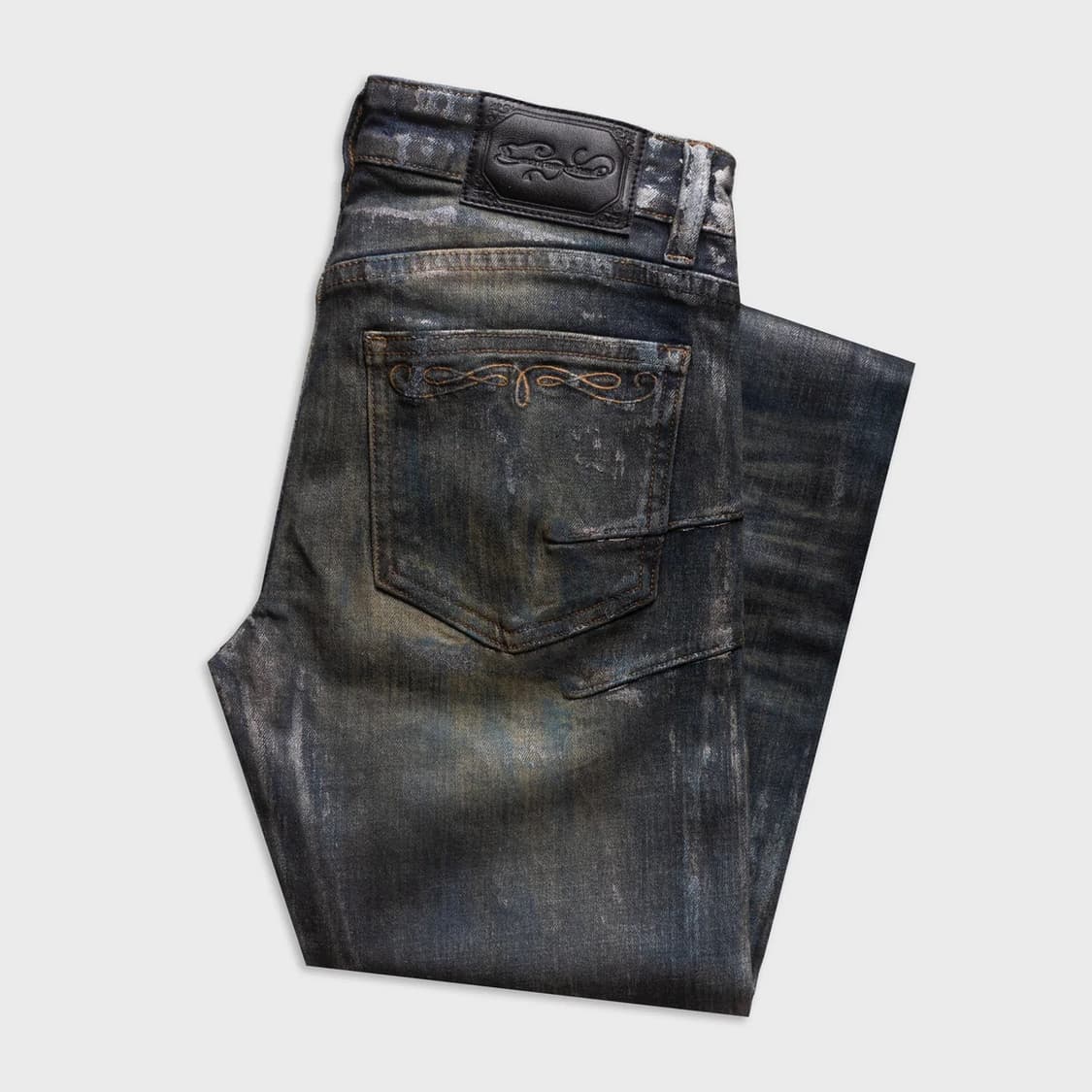 lamentist SKINNY BOOTCUT WAX WASHED JEAN 상품이미지6