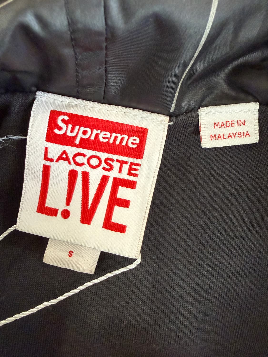 슈프림 x 라코스테 리플렉티드 그리드 나일론 아노락 상품이미지5