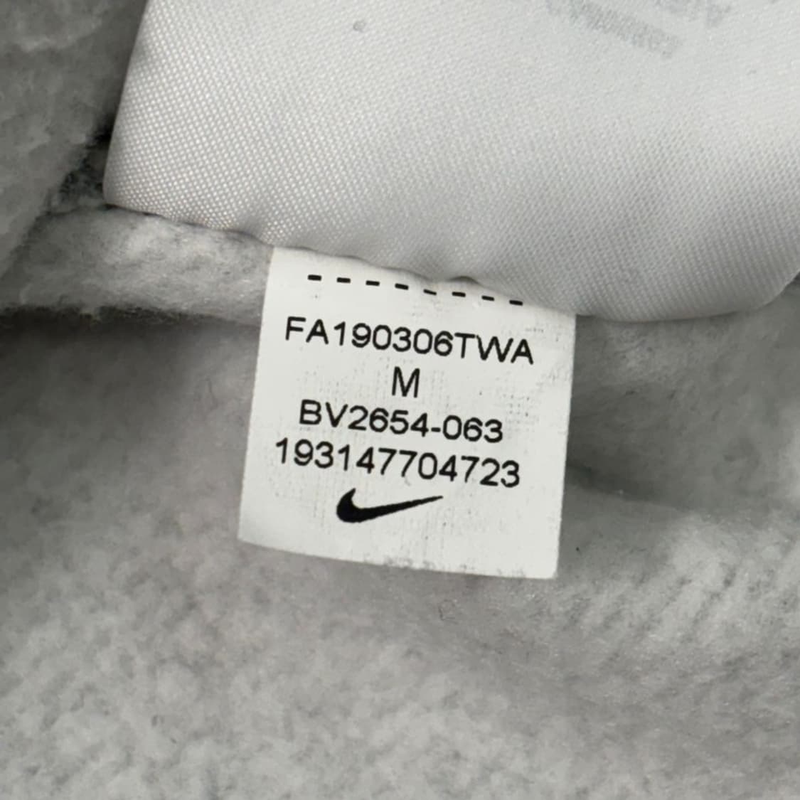 NIKE 기모 후드티 그레이 M 상품이미지7