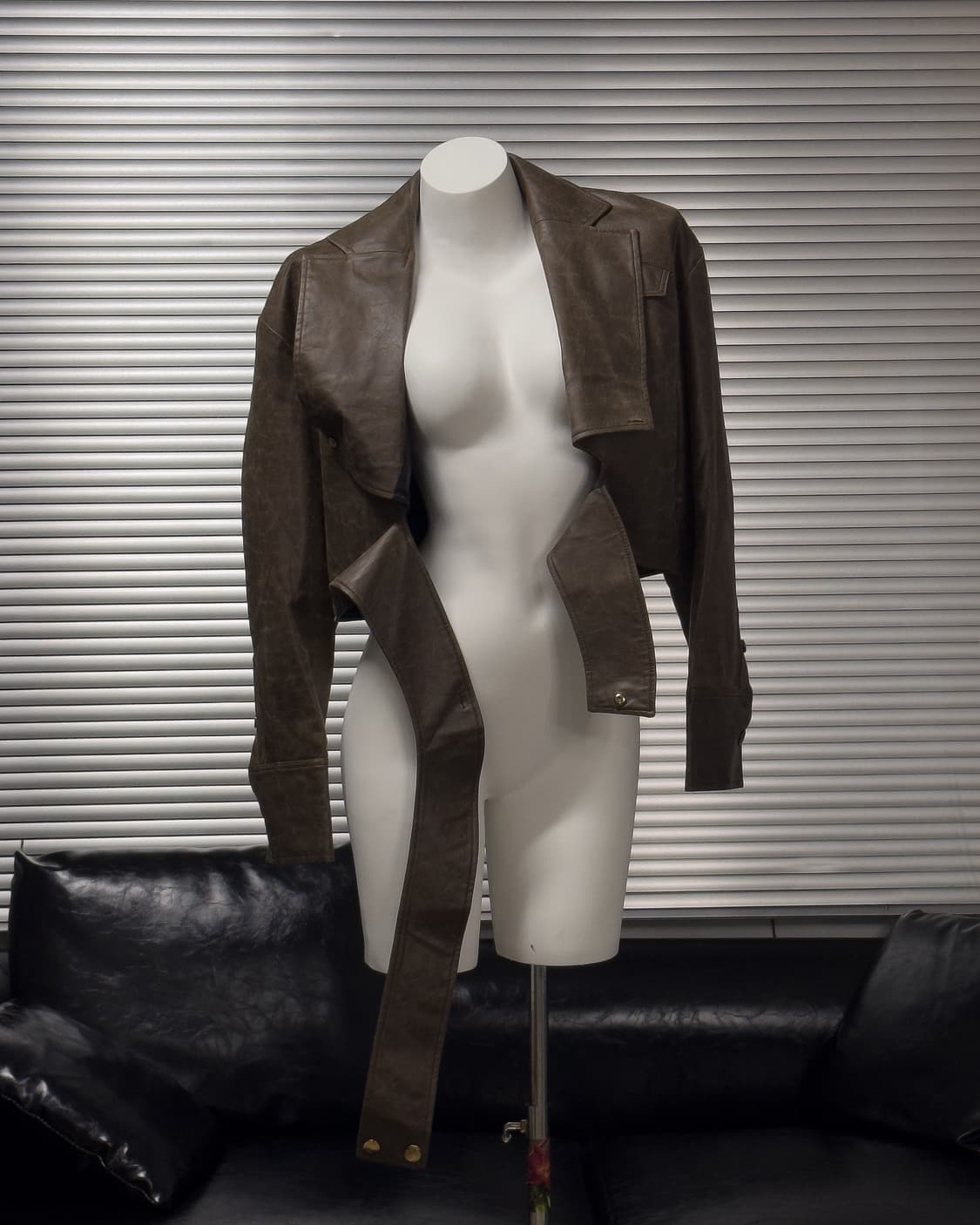{Andersson Bell} Leather Wrap Jacket 상품이미지10