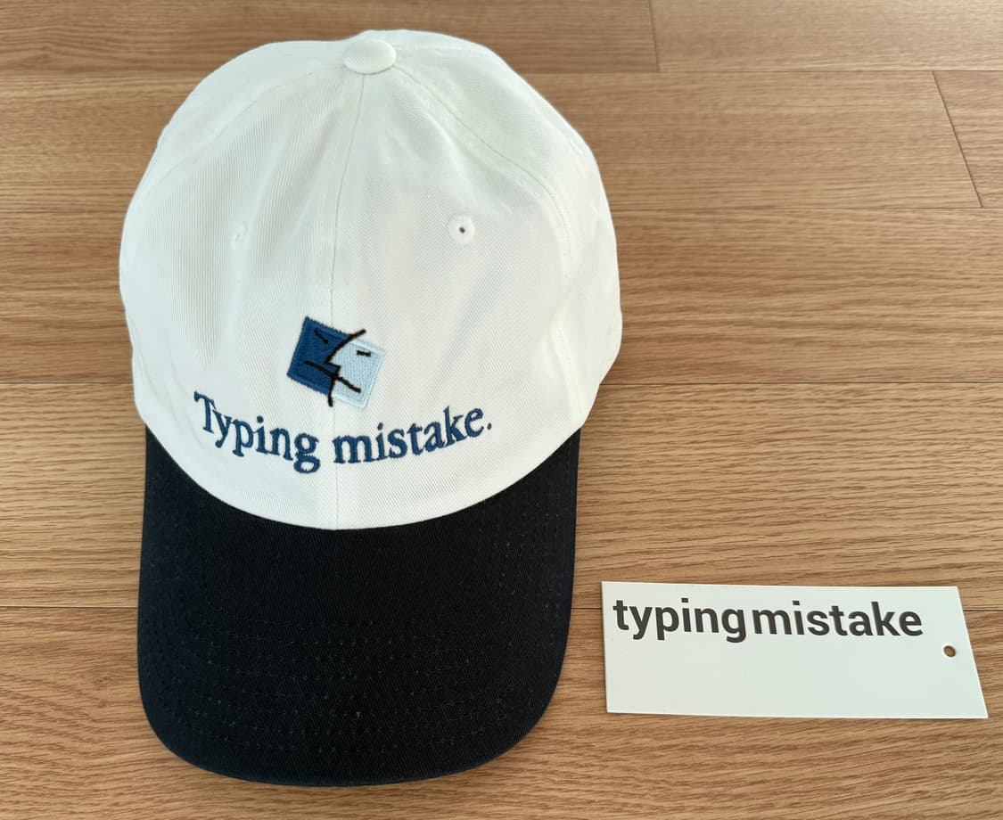 타이핑 미스테이크 볼캡 typing mistake 상품이미지2