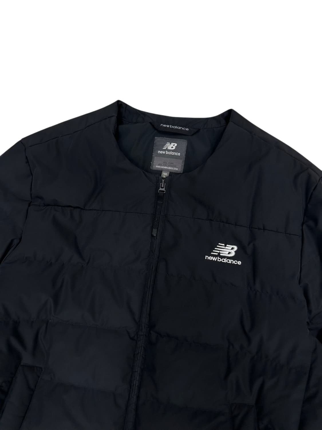 뉴발란스 구스다운 경량패딩 블랙 (L) 상품이미지2