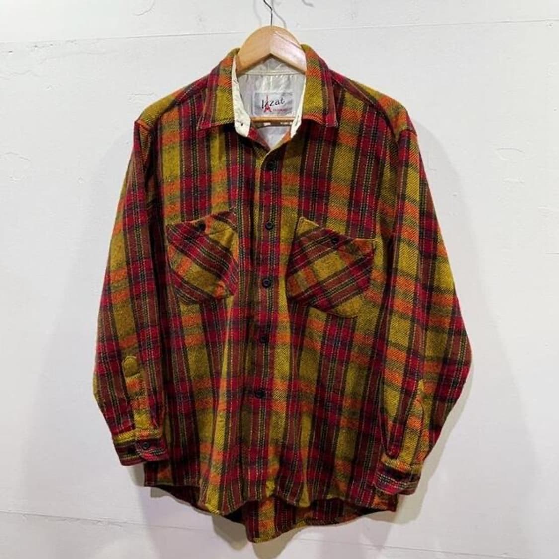 90s 제팬 타탄 체크 플란넬 셔츠 (L)   상품이미지1