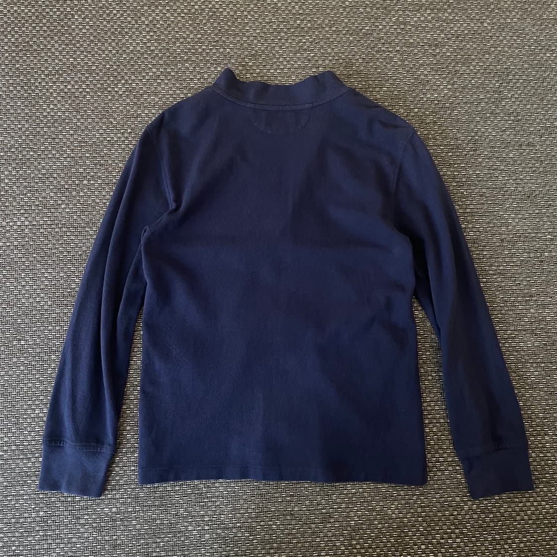 폴로 네이비 로고 자수 면 가디건 상품이미지2