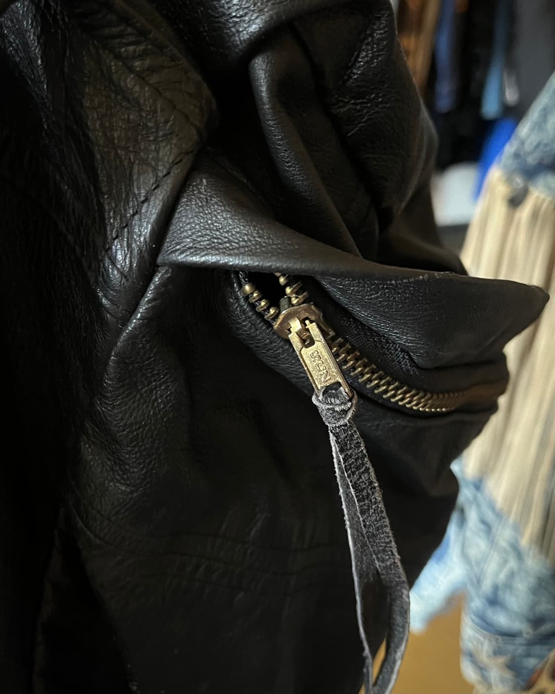 Vintage Real Leather Military Backpack 상품이미지9