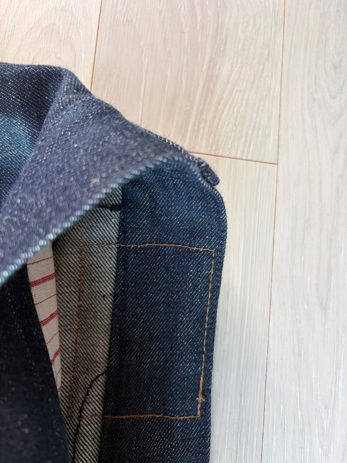 aurora raw denim pants 핸드메이드 리지드 상품이미지5