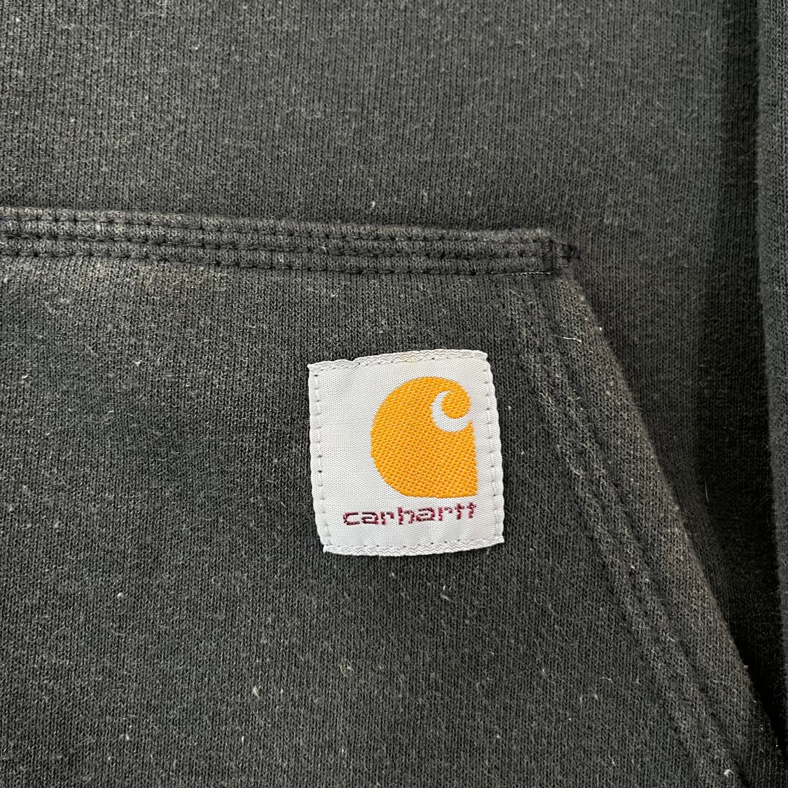 100 칼하트 블랙 후드집업 상품이미지3