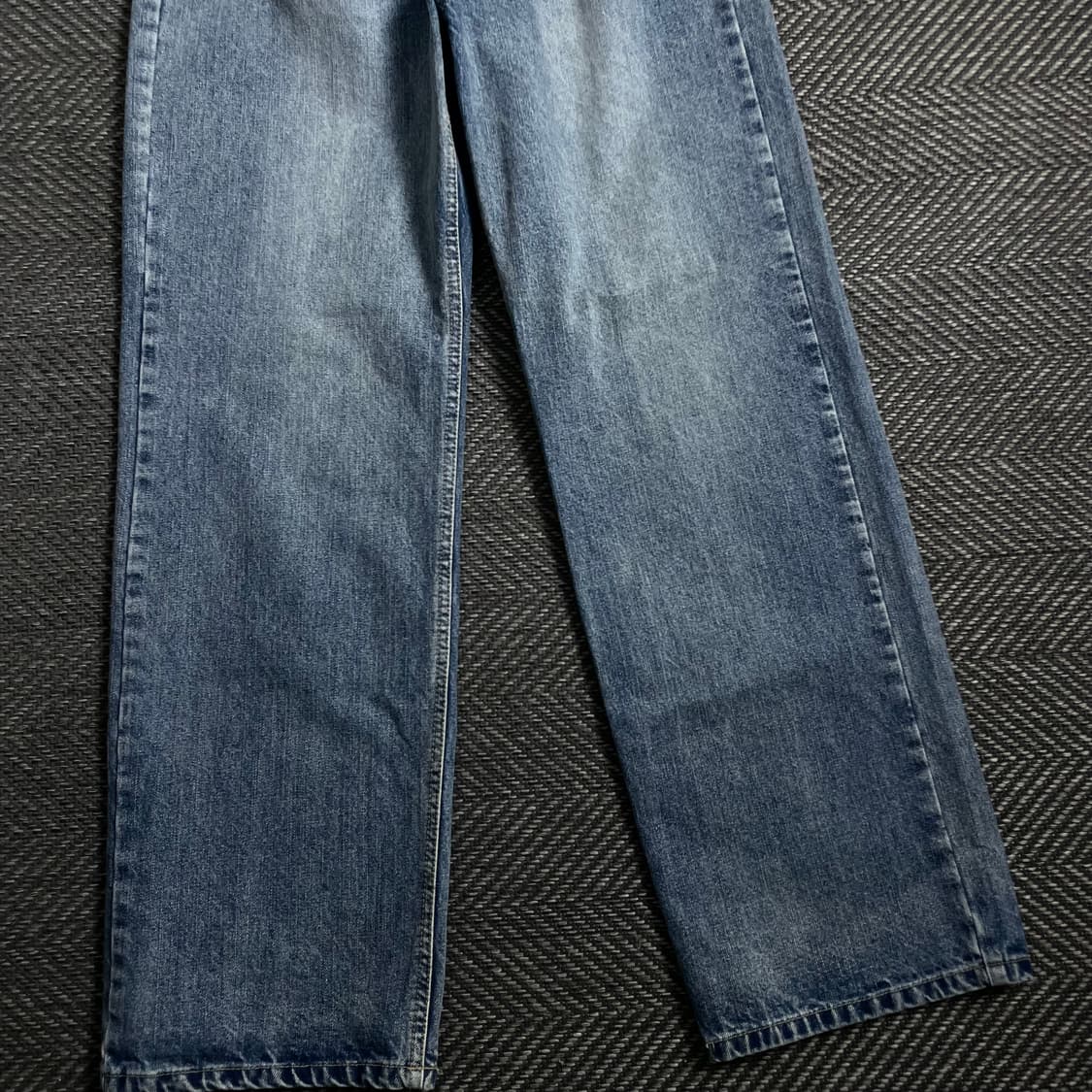 AHEAD 빈티지 와이드 워싱 데님 팬츠o 4339 상품이미지4