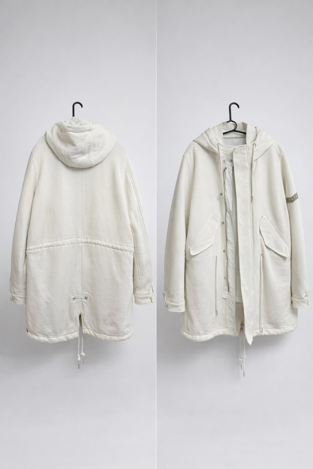 디젤 화이트 스노우파카 상품이미지1