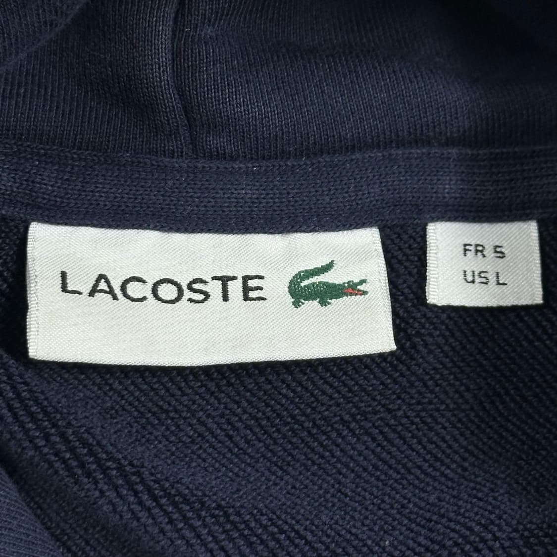 라코스테 빅 크록 네이비 후드티 (L) 상품이미지5