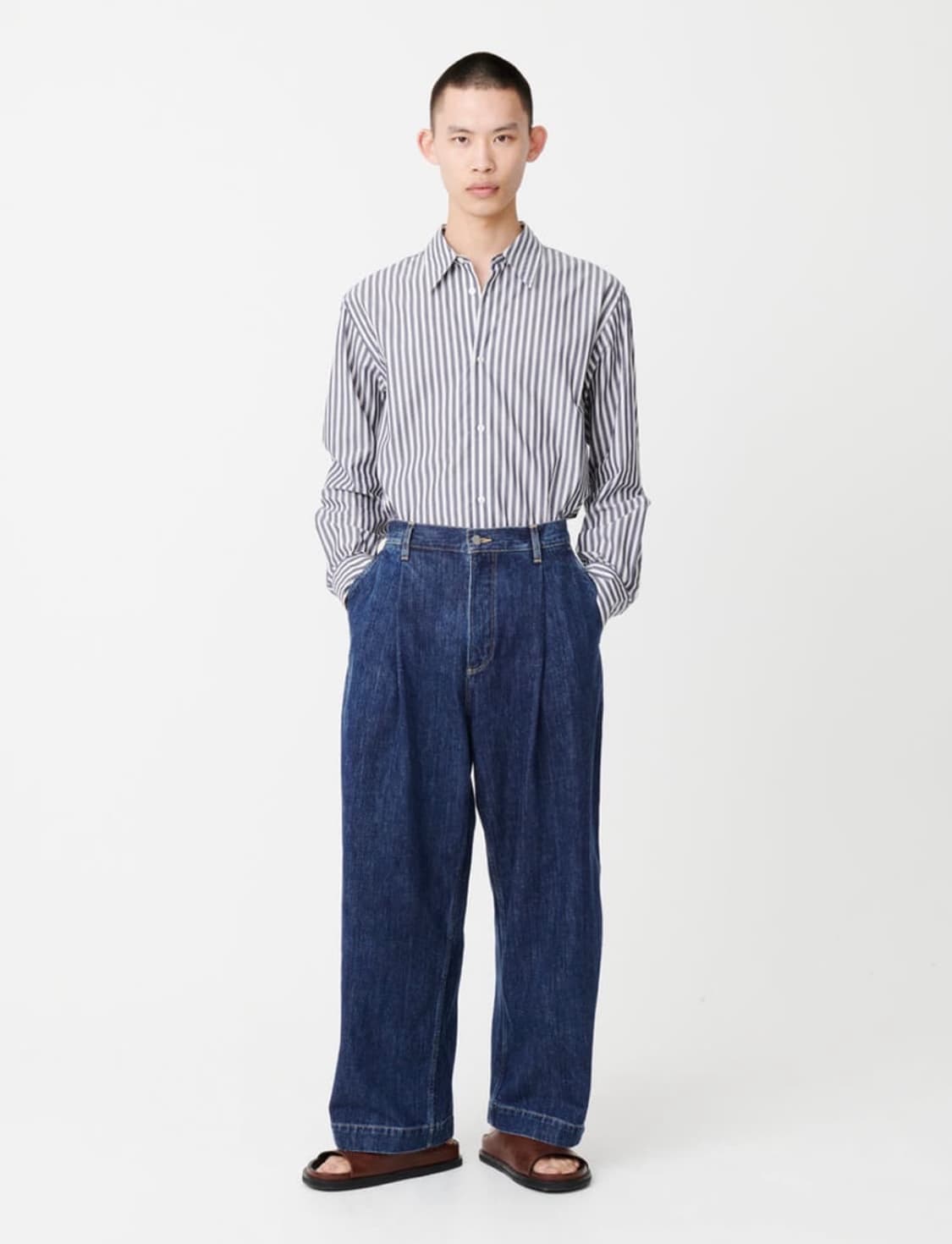 [L] 스튜디오 니콜슨 푸크 워시드 데님 팬츠 상품이미지4