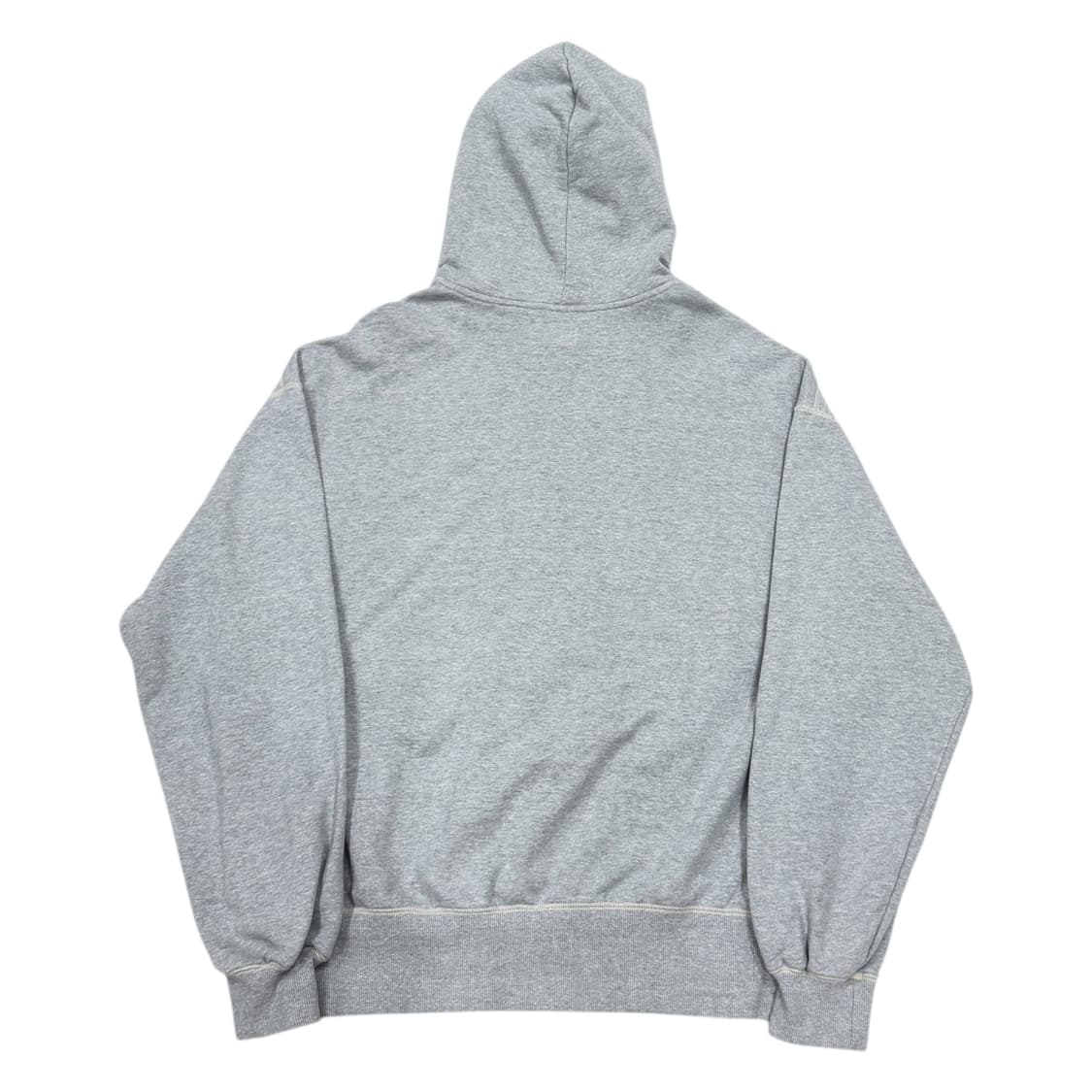 러프사이드 오버사이즈드 패치 후드티 멜란지 그레이 3 상품이미지3