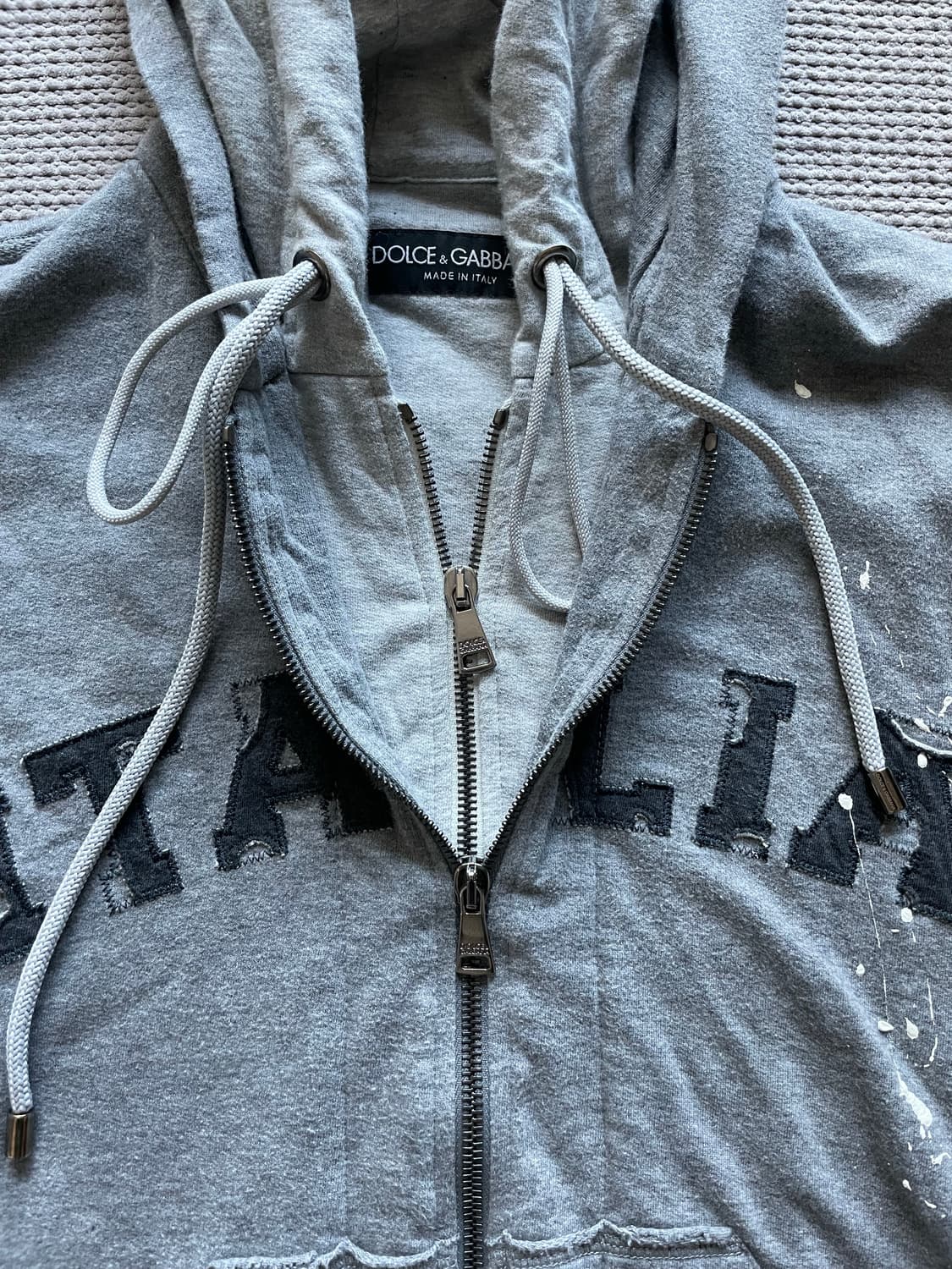 돌체앤가바나 더블 레이어드 후드집업 상품이미지4