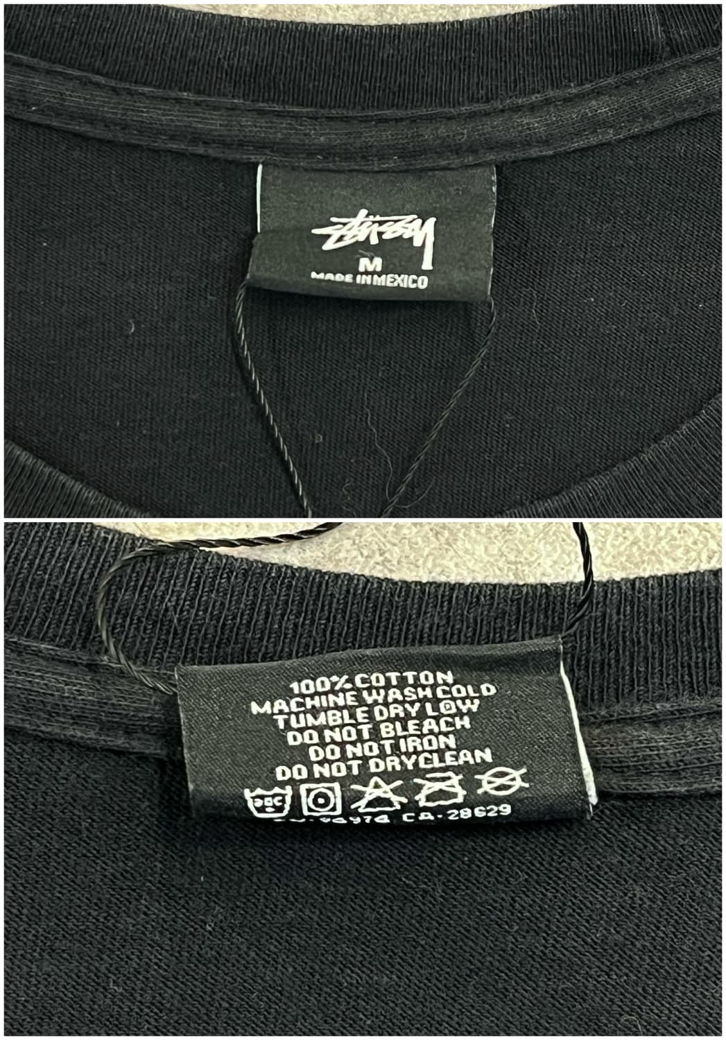 스투시 제스터 그래픽 롱슬리브리스 긴팔티 블랙 M #csz3217  상품이미지3