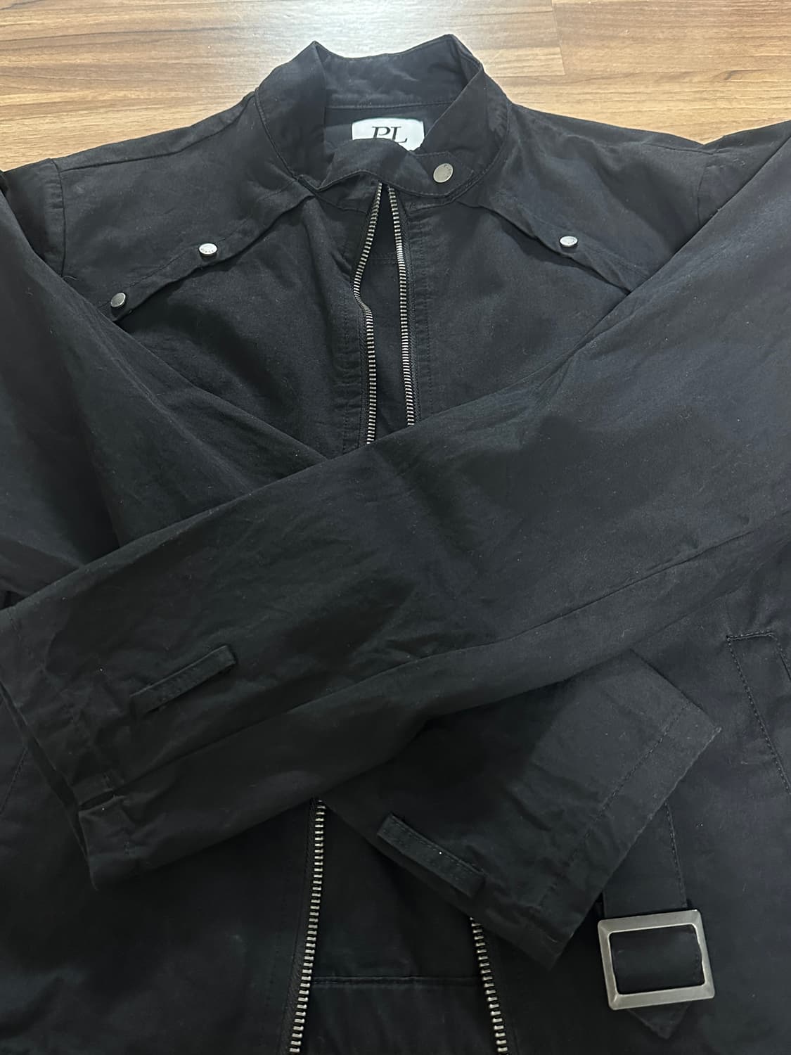 플레이스스튜디오 하이넥 스탠다드 비조 포인트 블루종 집업자켓 상품이미지4