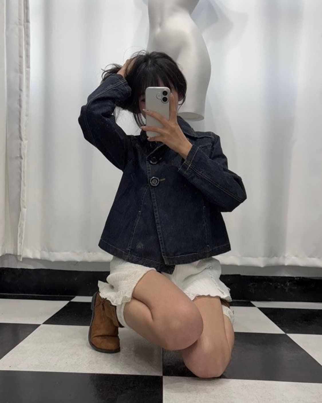 🎸진청 데님 버튼 자켓🎸 상품이미지4