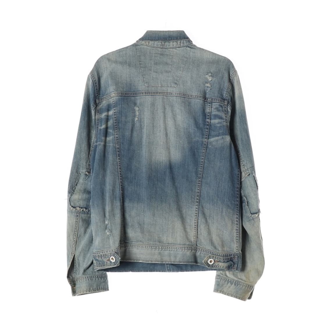 버카루 데미지 워싱 데님 트러커 자켓 L 상품이미지2