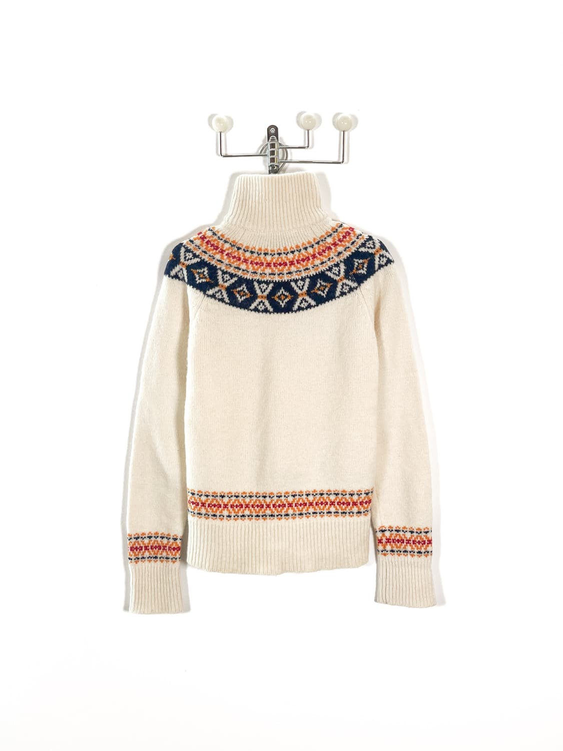 빈티지 노르딕 스웨터 니트 집업 상품이미지6