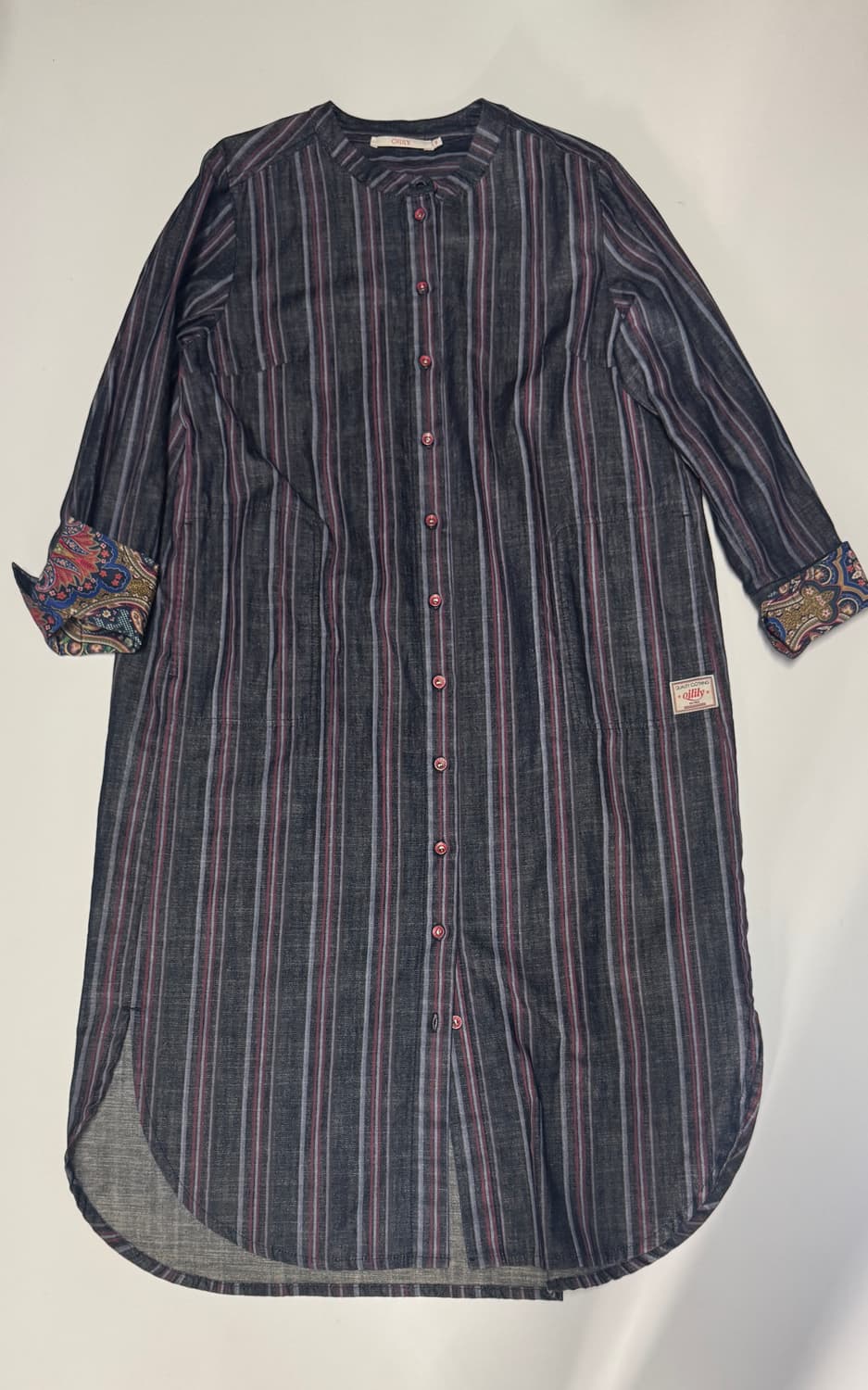 정품!! 여성 오일릴리 빈티지 스트라이프 원피스 40 상품이미지1