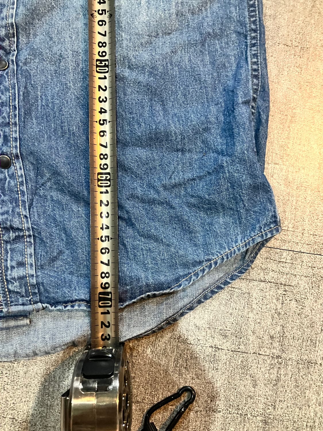 일본빈티지 Polo 폴로랄프로렌 앤서플라잉 올드스쿨스트릿 카모데님셔츠 상품이미지3
