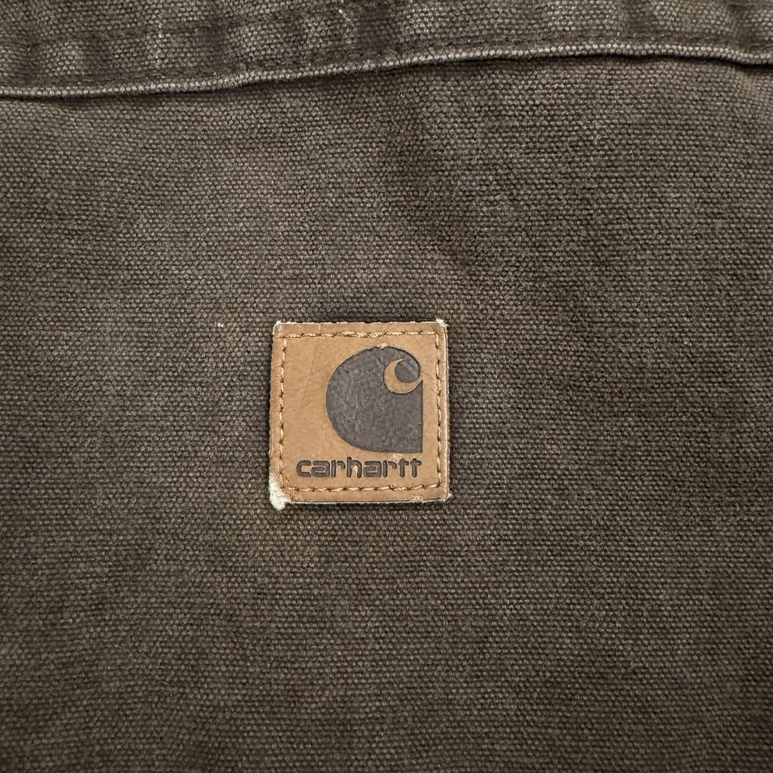 [정품/XL] 칼하트 v13 cht 덕 캔버스 쉐르파 워크 베스트 자켓 상품이미지5