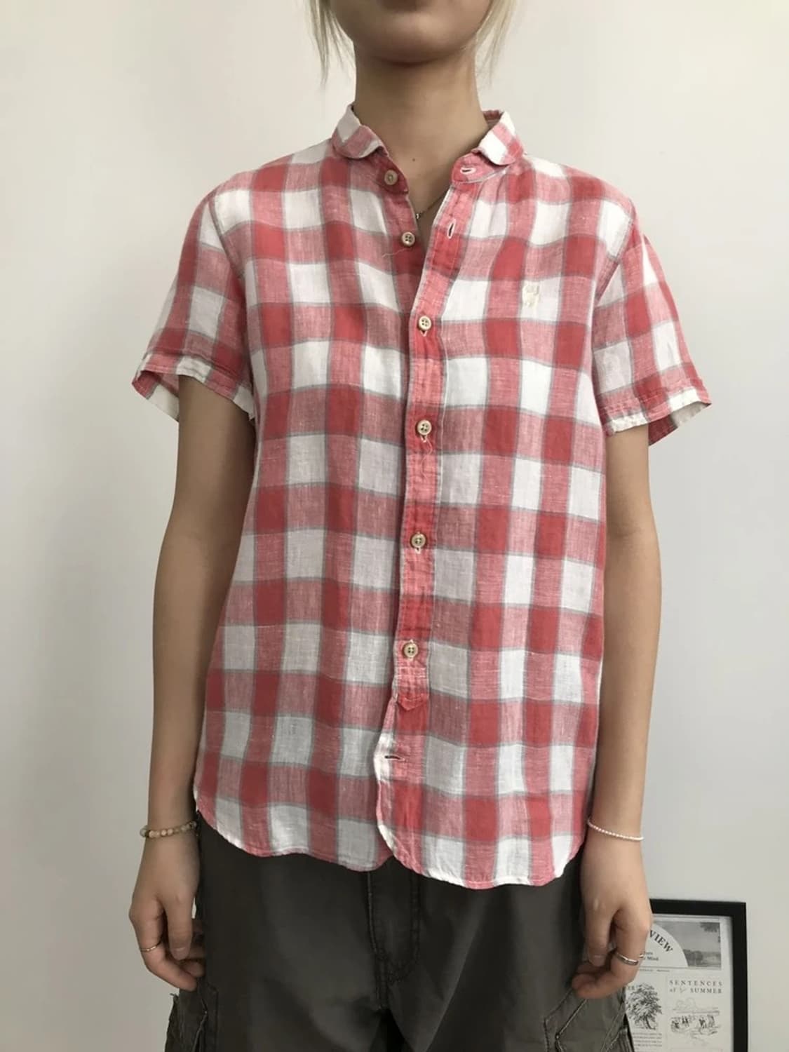 Coen Check Short Sleeve Shirt 상품이미지2