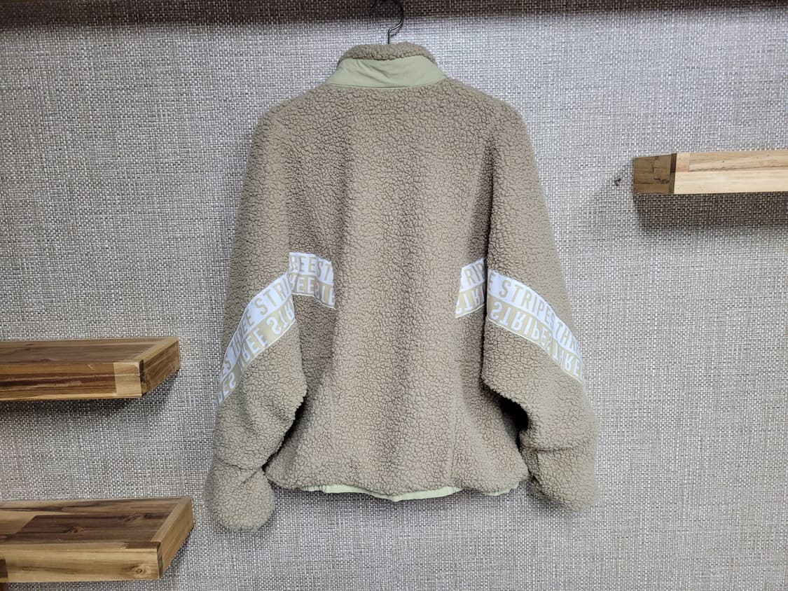 XL 110사이즈 아디다스 오버핏 플리스 자켓 빅사이즈 뽀글이  상품이미지3