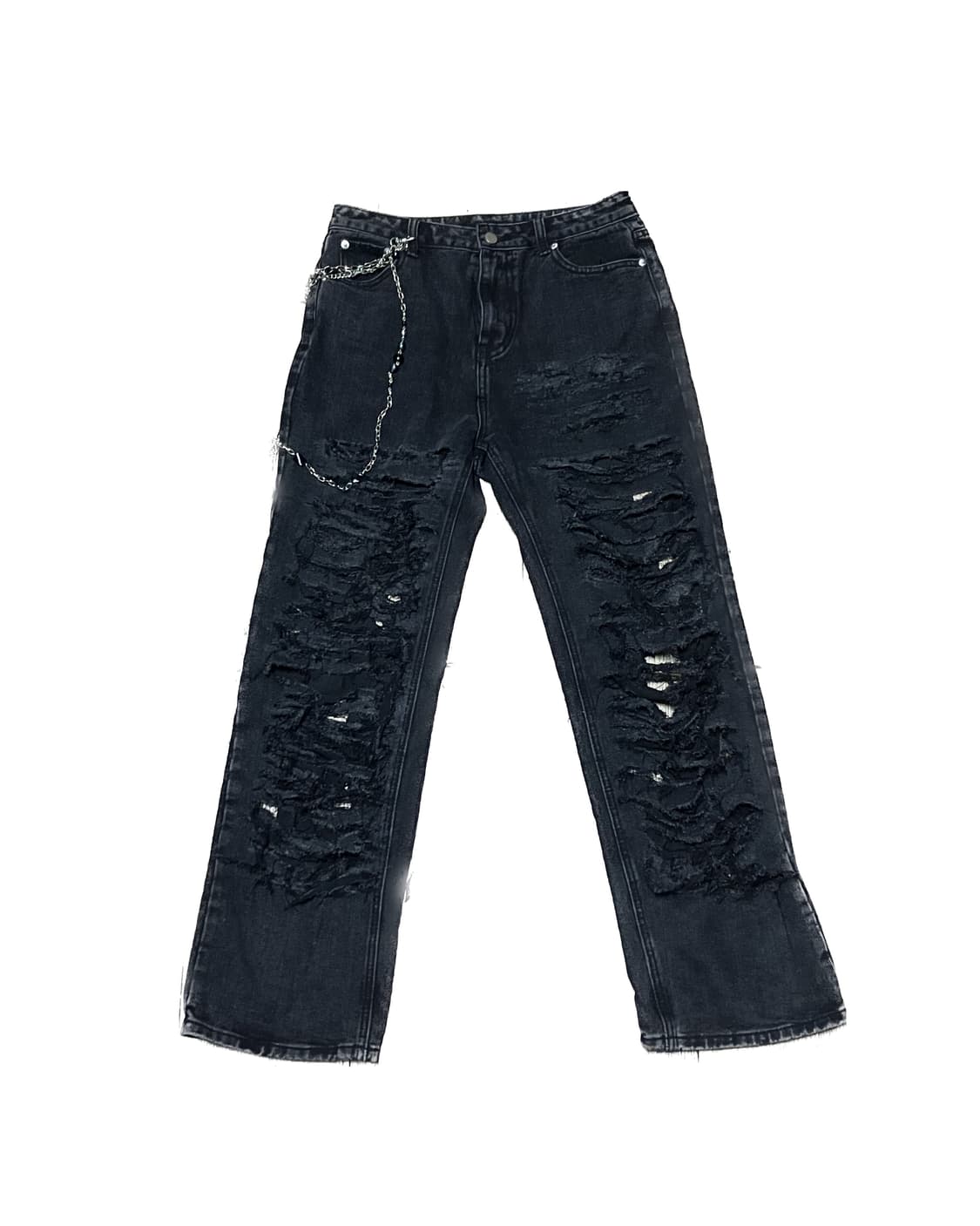 Grunge damage custom pants 상품이미지3