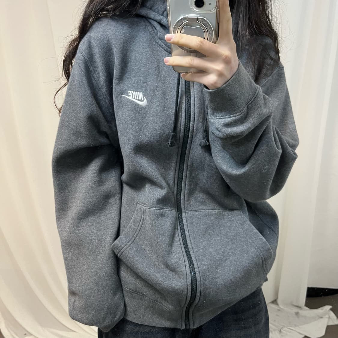 Nike Grey Hoodie Zip-up  상품이미지3