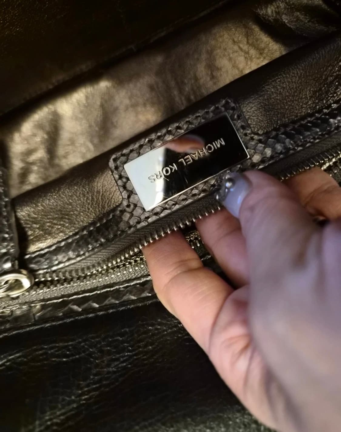 Michael kors 리얼 아나콘다 파이톤 "리미티드에디션 " 고가라인 상품이미지3
