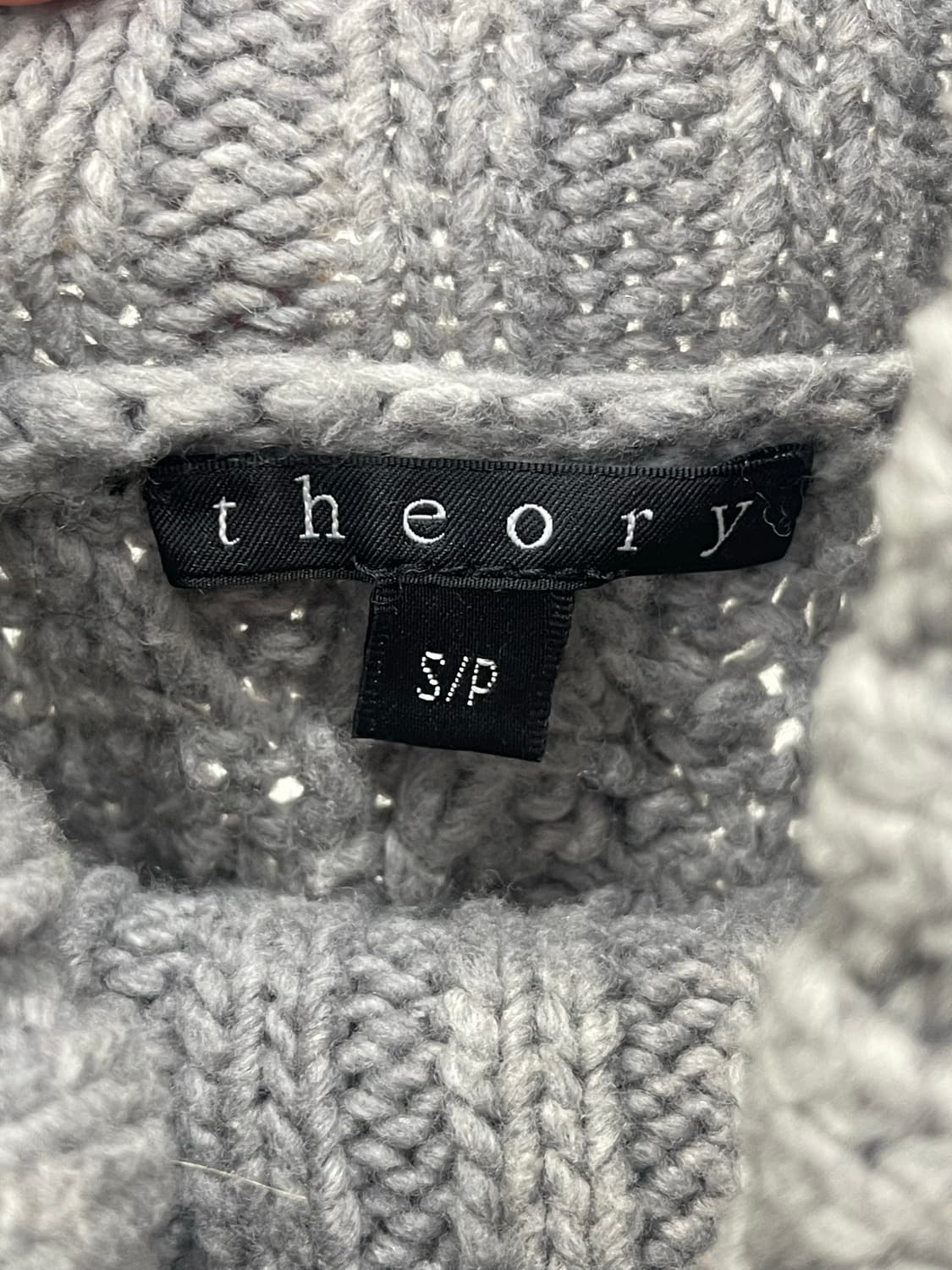 띠어리 목폴라 니트조끼 S 상품이미지9