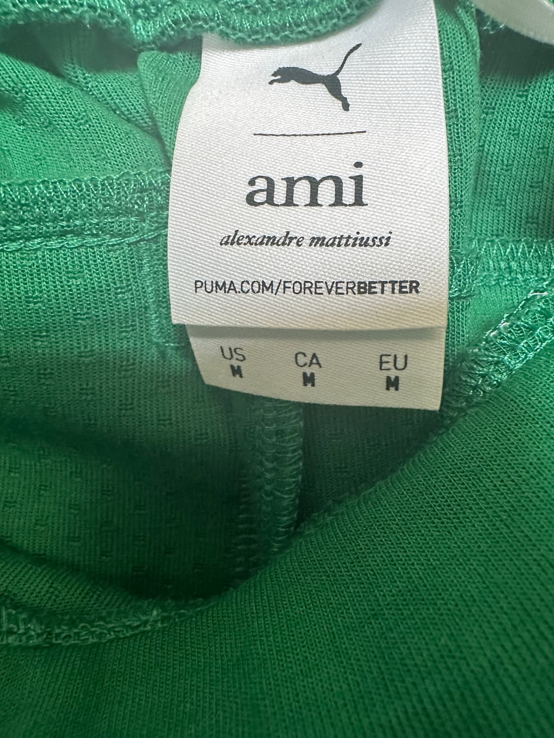 아미 푸마 하트 로고 엠브로 밴딩 와이드 트랙 팬츠남여공용 상품이미지6