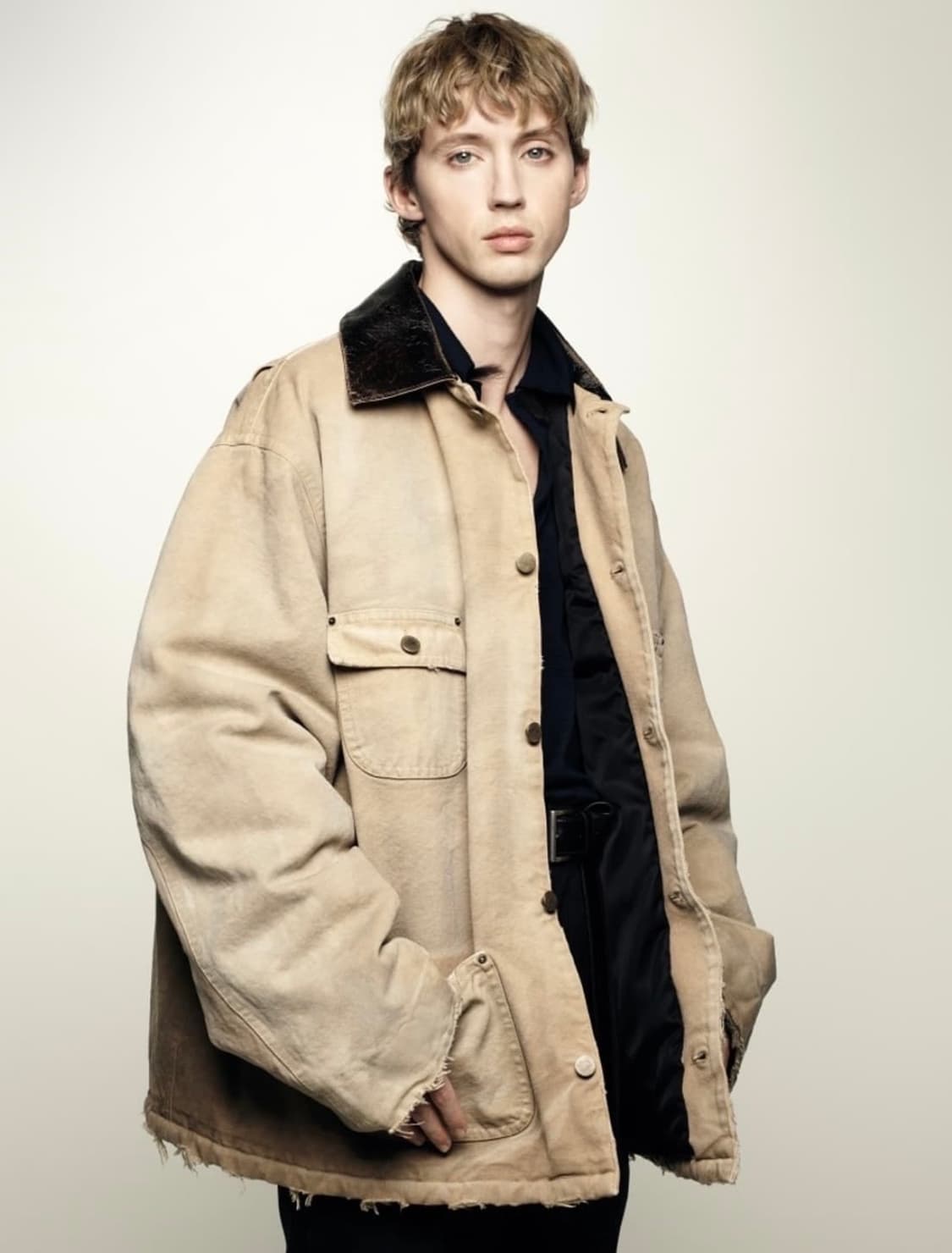 프라다 캔버스 워크 자켓 42 사이즈  상품이미지4