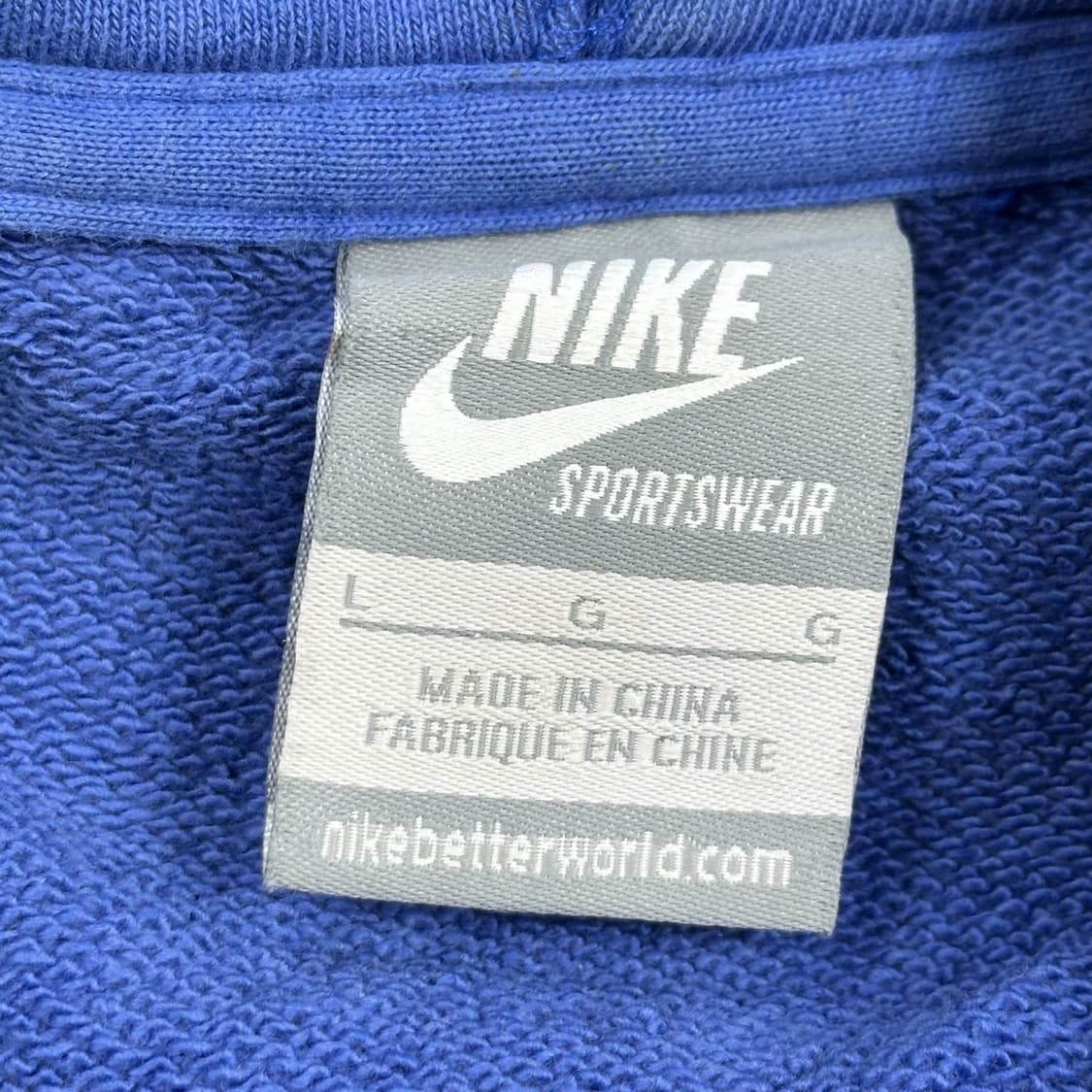 나이키 퓨추라 레트로 블루 후드티 (L) 상품이미지5