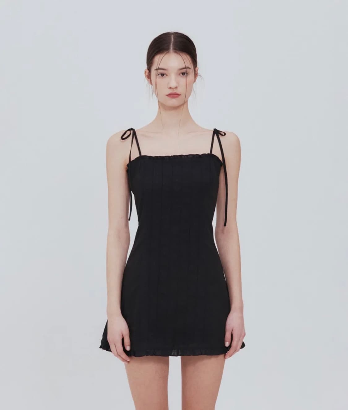 낫유어로즈 레이스 프릴 미니 드레스 S 상품이미지1