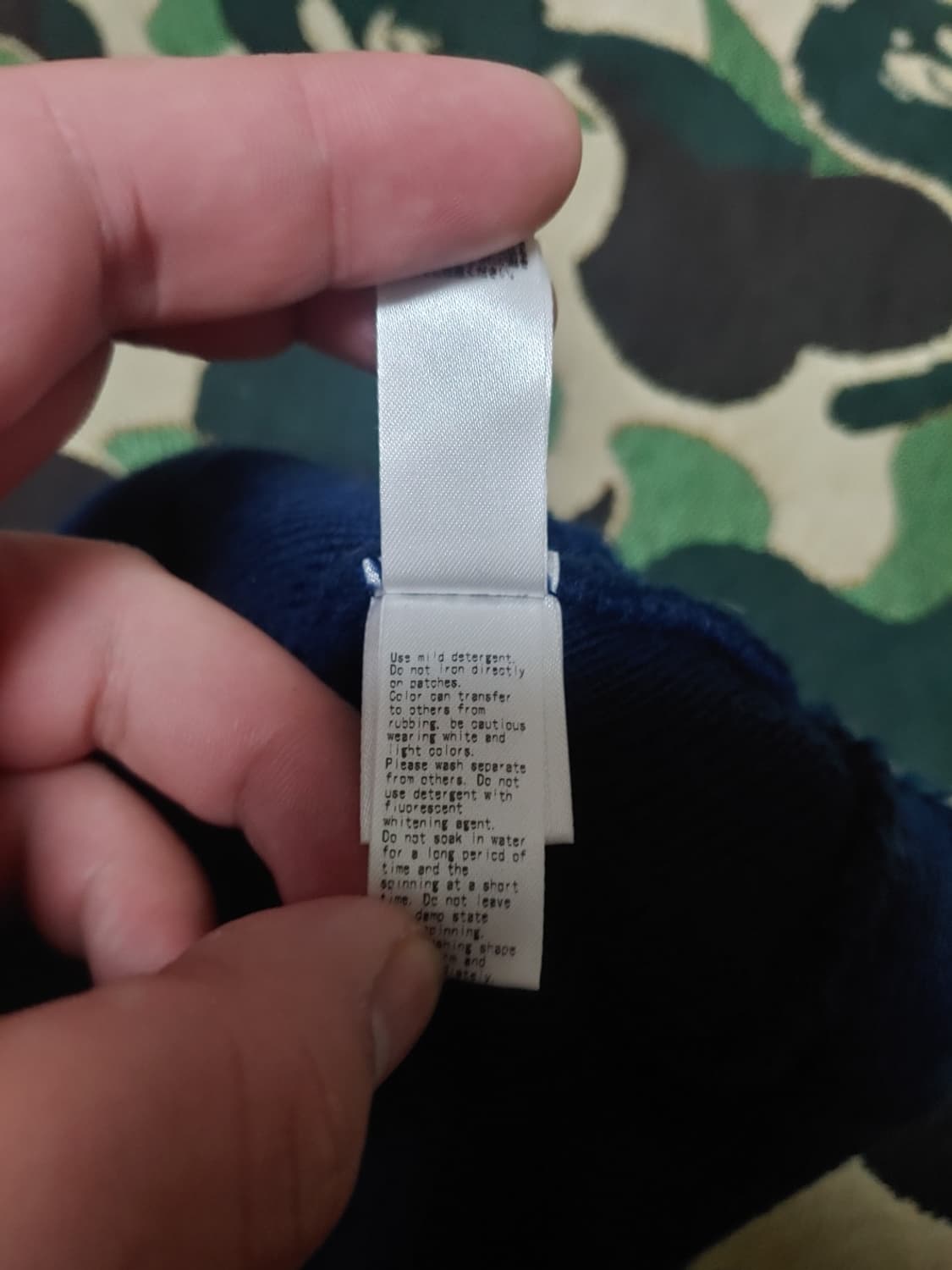 [OS] 베이프 미스터 베이프 사루 비니 블루 상품이미지4