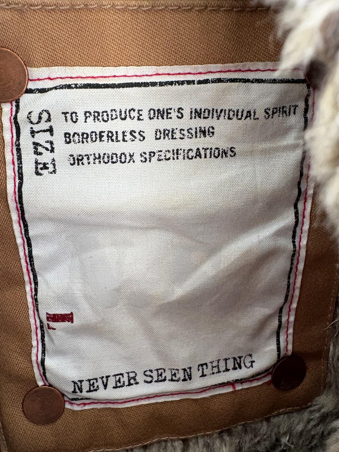 NEVER SEEN THING 자켓 상품이미지6