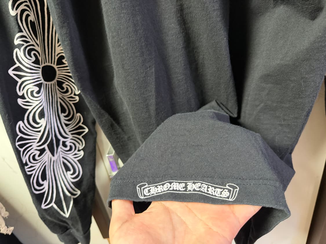 90's 크롬하츠 바인대거 플로랄 롱슬리브 상품이미지7