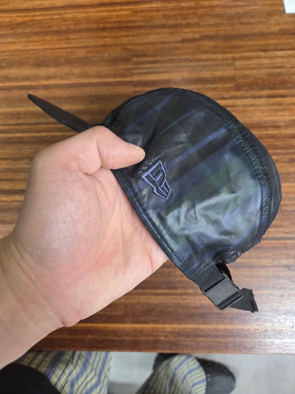 뉴에라 체크 나일론 리버시블 캠프캡 모자 프리  상품이미지3