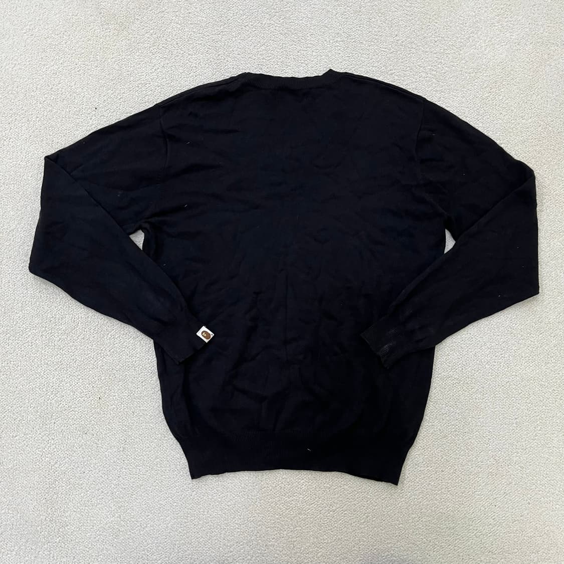 L 베이프 컬리지 울 니트 0402M 상품이미지5